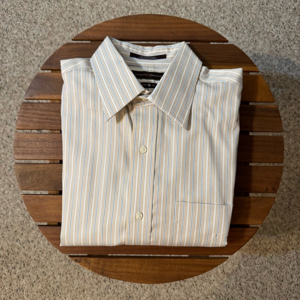 Joseph Abboud Men's Dress Shirt / Cotton Elite/ Size: 16-34/35